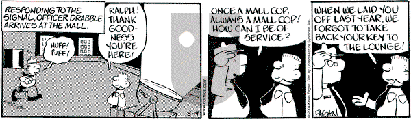Drabble on Saturday August 14, 2004 Comic Strip