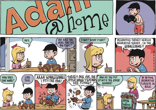 Adam@Home on Sunday November 11, 2018 Comic Strip