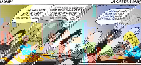 Luann on Sunday October 17, 2004 Comic Strip