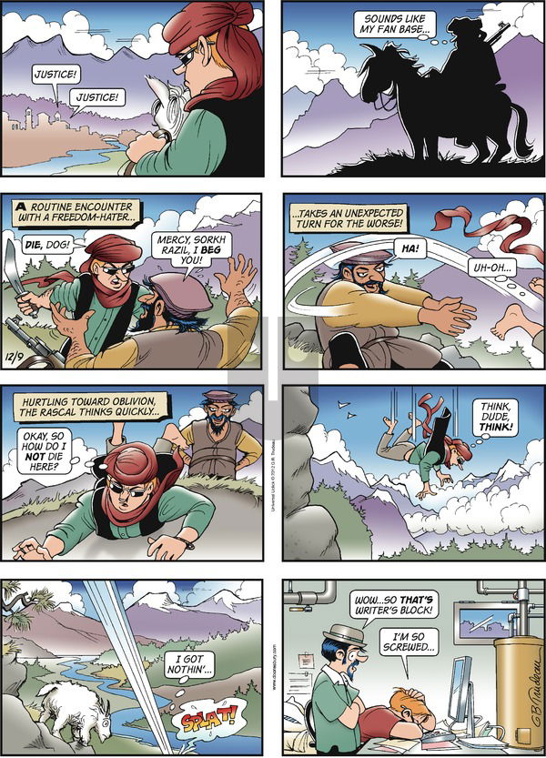 Doonesbury on Sunday December 9, 2012 Comic Strip