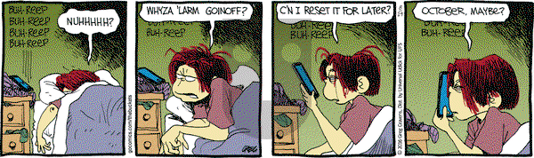 The Buckets on Monday August 29, 2016 Comic Strip