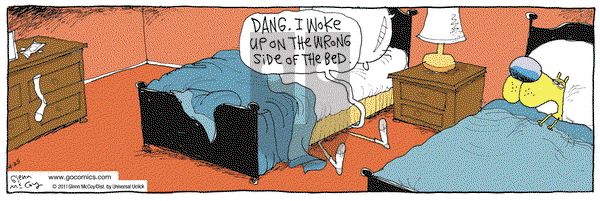 The Duplex on Monday April 25, 2011 Comic Strip