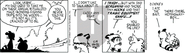 Over the Hedge on Wednesday May 14, 1997 Comic Strip