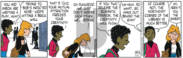 Luann on Monday March 3, 2003 Comic Strip
