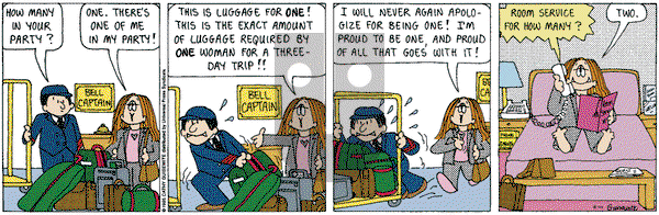 Cathy Classics on Saturday August 14, 1999 Comic Strip