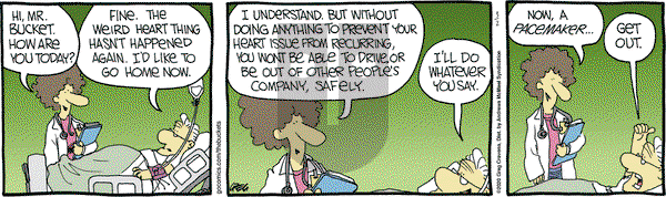 The Buckets on Monday March 2, 2020 Comic Strip