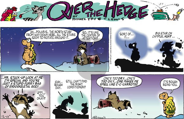 Over the Hedge on Sunday December 17, 2017 Comic Strip