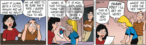 Luann on Monday September 8, 2008 Comic Strip