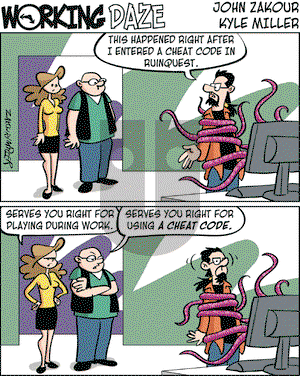 Working Daze on Tuesday November 14, 2006 Comic Strip