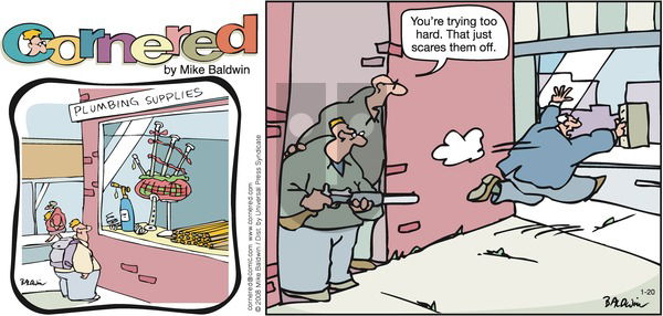 Cornered on Sunday January 20, 2008 Comic Strip