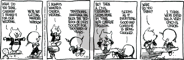 Prickly City on Friday July 23, 2004 Comic Strip