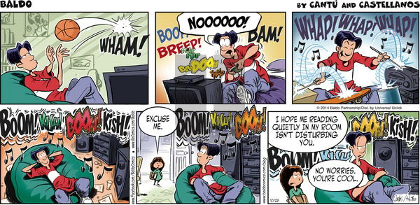 Baldo on Sunday October 26, 2014 Comic Strip