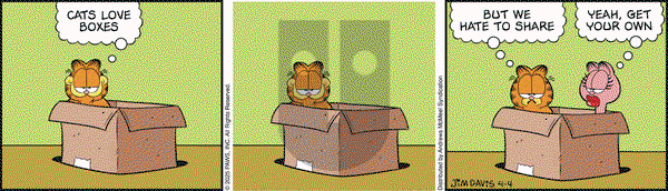 Garfield on Friday April 4, 2025 Comic Strip