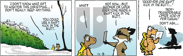 Over the Hedge on Monday December 8, 2025 Comic Strip