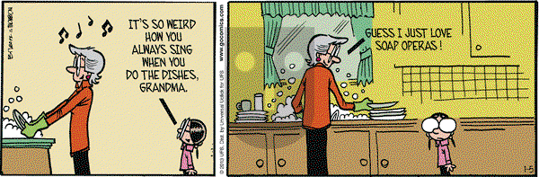 Grand Avenue on Saturday January 5, 2013 Comic Strip