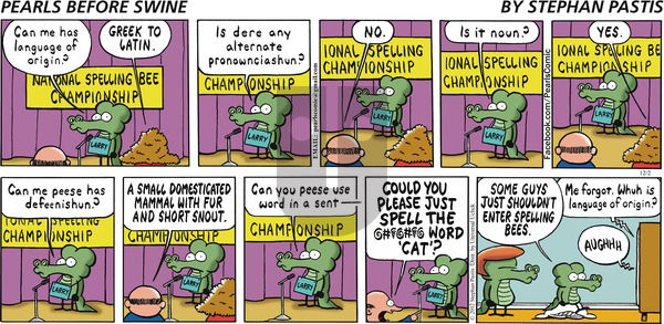 Pearls Before Swine on Sunday December 2, 2012 Comic Strip