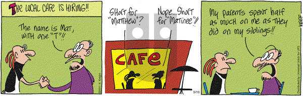 The Knight Life on Friday September 16, 2011 Comic Strip