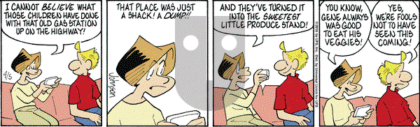 Arlo and Janis on Tuesday April 5, 2016 Comic Strip