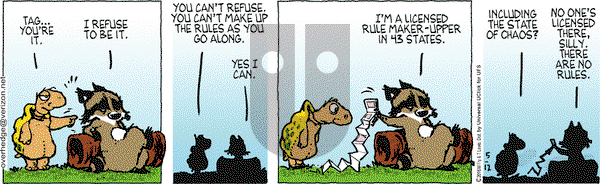 Over the Hedge on Thursday May 12, 2016 Comic Strip