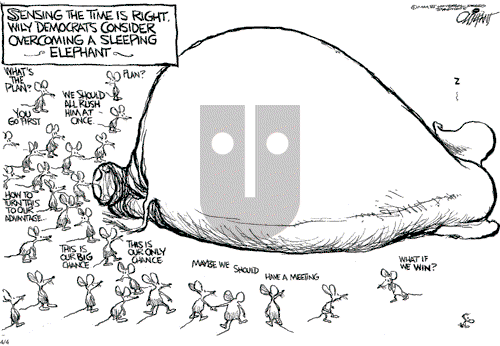 Pat Oliphant on Tuesday April 4, 2006 Comic Strip