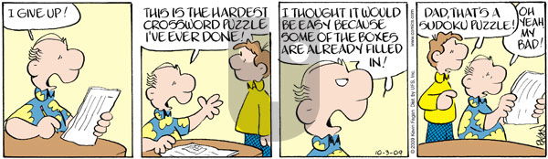 Drabble on Saturday October 3, 2009 Comic Strip