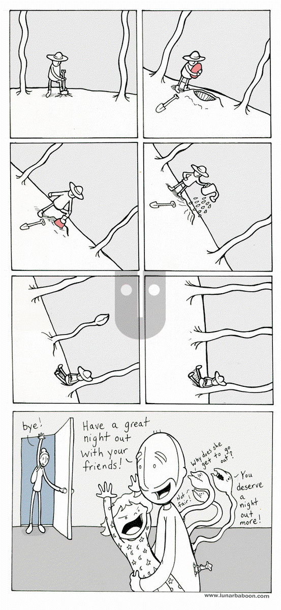 Lunarbaboon on Thursday March 17, 2016 Comic Strip