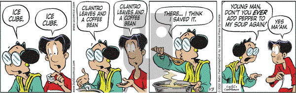 Baldo on Thursday January 3, 2002 Comic Strip