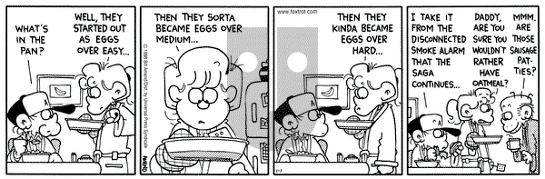 FoxTrot on Thursday April 2, 1998 Comic Strip