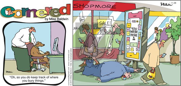 Cornered on Sunday November 29, 2015 Comic Strip