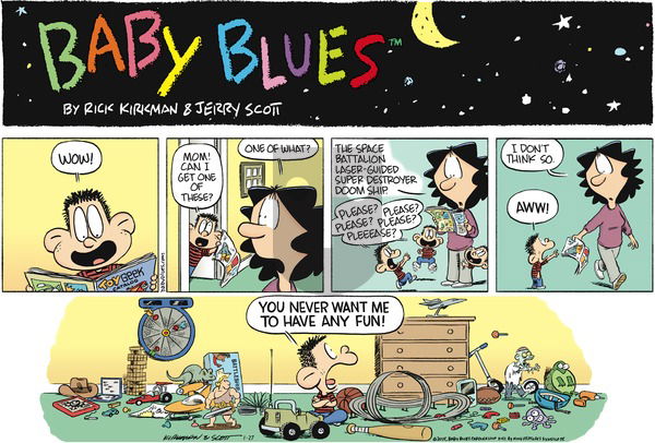 Baby Blues on Sunday January 27, 2019 Comic Strip