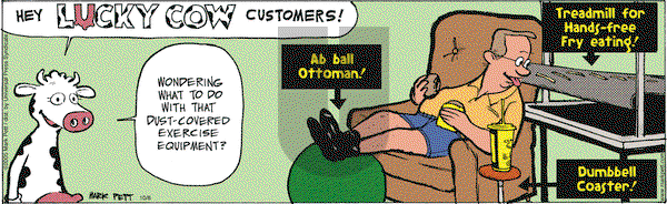 Lucky Cow on Saturday October 8, 2005 Comic Strip