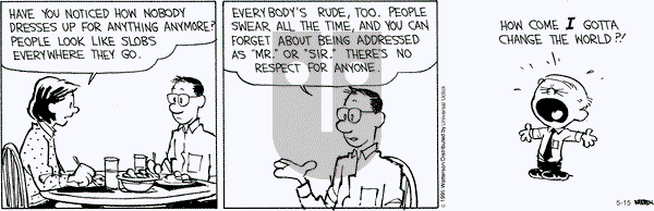 Calvin and Hobbes on Friday May 15, 2015 Comic Strip