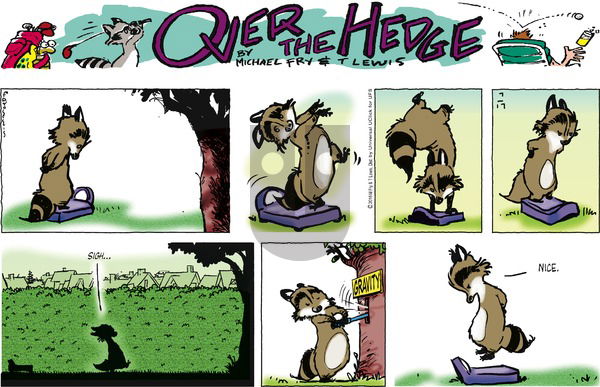Over the Hedge on Sunday July 17, 2016 Comic Strip