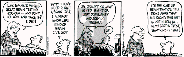 Betty on Wednesday June 10, 1998 Comic Strip