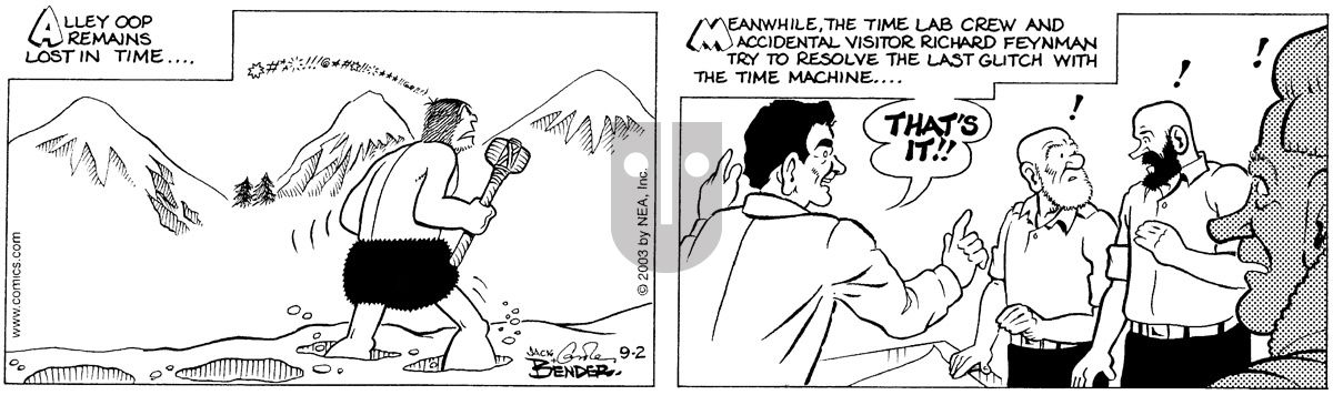 Alley Oop - Tuesday September 2, 2003 Comic Strip