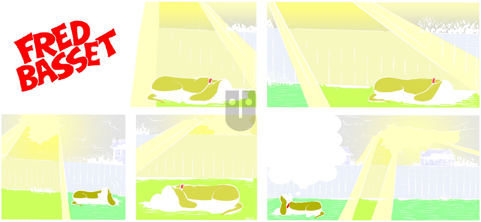Fred Basset on Sunday October 12, 2014 Comic Strip