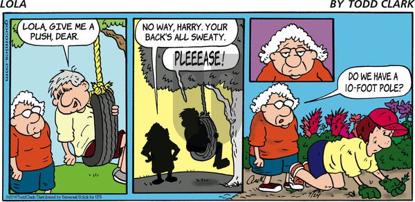 Lola on Sunday July 24, 2016 Comic Strip