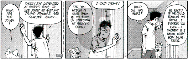 Get Fuzzy on Saturday September 21, 2002 Comic Strip