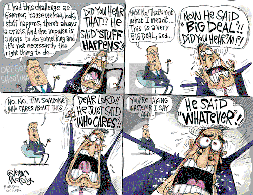 Glenn McCoy on Wednesday October 7, 2015 Comic Strip