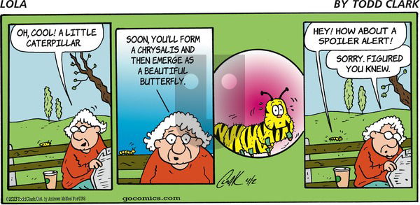 Lola - Sunday April 2, 2023 Comic Strip