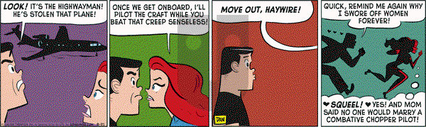 Rip Haywire on Thursday August 21, 2014 Comic Strip