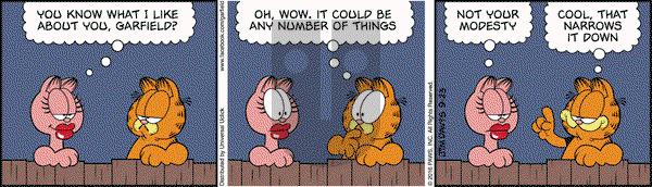 Garfield on Friday September 23, 2016 Comic Strip