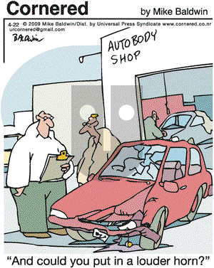 Cornered on Wednesday April 22, 2009 Comic Strip