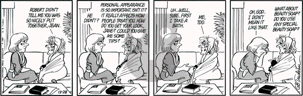 Doonesbury on Friday December 28, 1984 Comic Strip