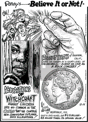 Ripley's Believe It or Not on Wednesday January 17, 2007 Comic Strip