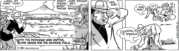 Alley Oop on Monday November 26, 2001 Comic Strip