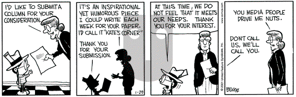 Grand Avenue on Monday January 29, 2001 Comic Strip