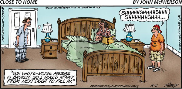 Close to Home on Sunday May 11, 2014 Comic Strip