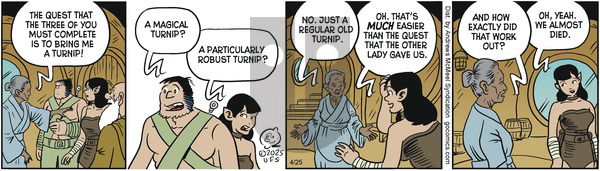 Alley Oop on Friday April 25, 2025 Comic Strip