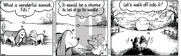 Fred Basset on Wednesday February 28, 2007 Comic Strip